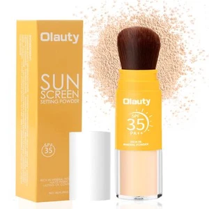 Mineral Sunscreen Setting Powder SPF 35 Loose Face Powder Oil Control Natural... - Picture 1 of 7