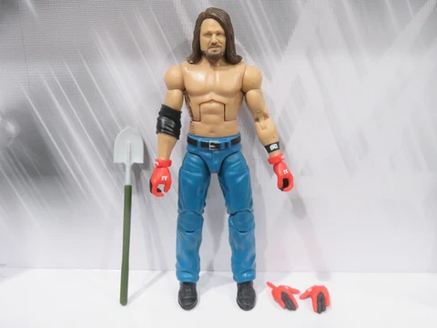 WWE Mattel Wrestlemania 38 Elite Aj Styles Undertaker Boneyard Cover
