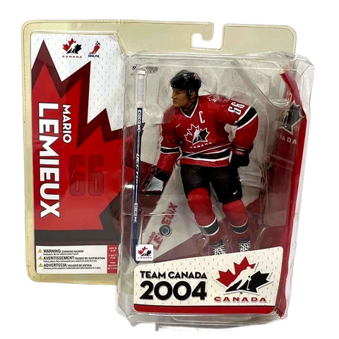 McFarlane NHL Mario Lemieux Red Jersey Team Canada 2004 Figure Cover