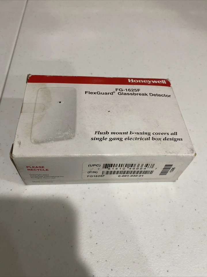 Honeywell Intellisense FG-1625F 25' Flush-Mount Glassbreak Sensor NIB!! - image 1 of 4