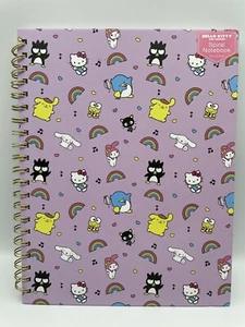 2024 Sanrio Hello Kitty And Friends Purple Spiral Notebook Hard Cover 160 Pages - Picture 1 of 10