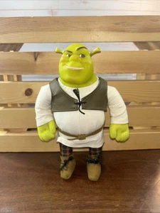Shrek der Dritte Plüschtier Dreamworks 2007 DWA 9 Zoll Neuheit Stofftier mit Kunststoffgesicht - Bild 1 von 6