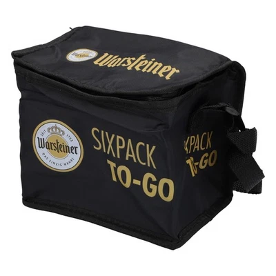 Warsteiner Bier Kühltasche Bier Kühltasche Kühlbox Sixpack schwarz