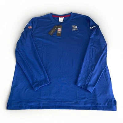 Camisa de manga larga para hombre Nike Dri Fit New York Giants NFL On Field Foto 1 de 4