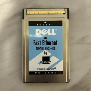 3COM DELL 3CCFE575CT-D1 PCMCIA 10/100 Base-TX Networking Card - Picture 1 of 3