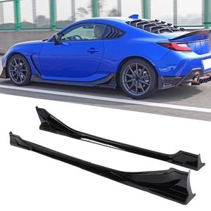 For Subaru BRZ 2021-2024 Side Skirt Spoiler Aerodynamic ABS Scratch Resistant - Picture 1 of 12