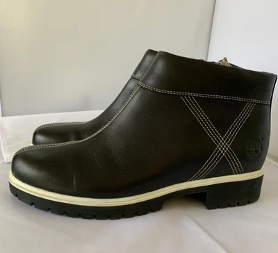Винтажный Timberland ботильоны кожи #23340 молнии водонепроницаемый 9 М новый pls читать - Изображение 1 из 4
