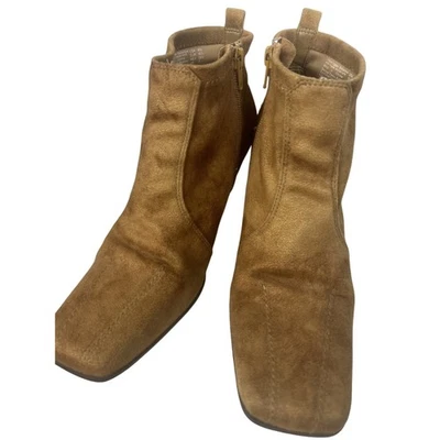 Predictions Mujer Bota Botín Zapato Tacón Cuadrado Cremallera Lateral 8.5M Foto 1 de 4