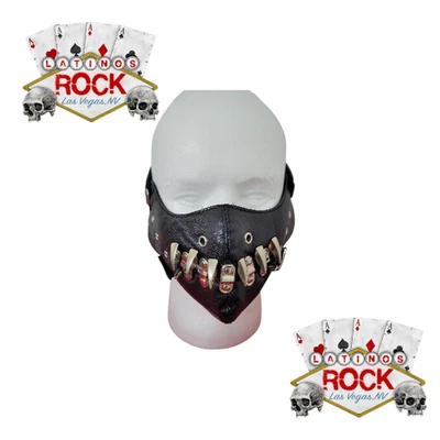 Steampunk Unisex Punk Rock Biker Motorcycel Masquerade Spike Mask - Image 1 of 2