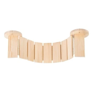 Wall Mounted Cat Hanging Suspension Bridge Made From Solid Natural Wood - Picture 1 of 4
