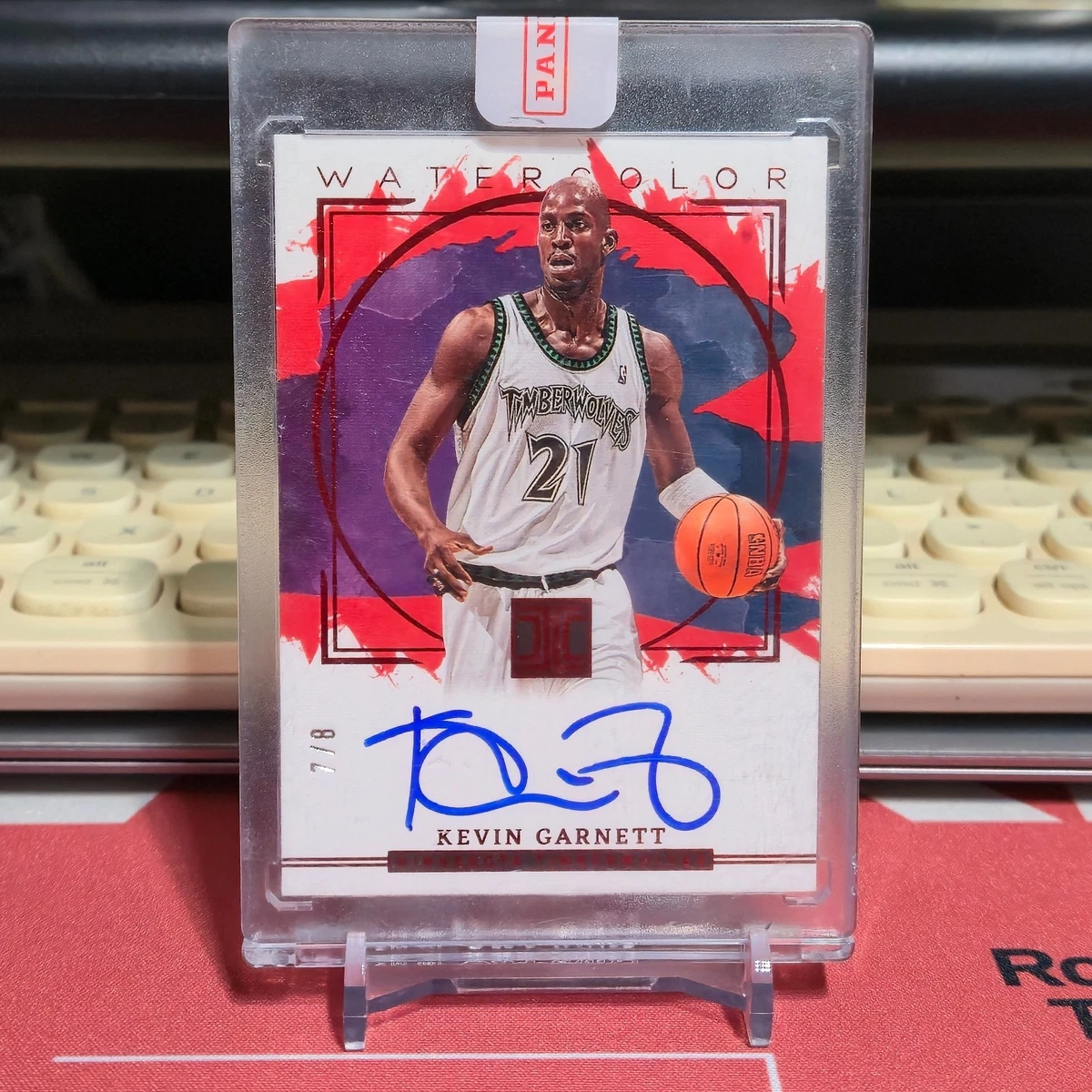 Kevin Garnett Basketball Original Autographed Sports Trading Cards