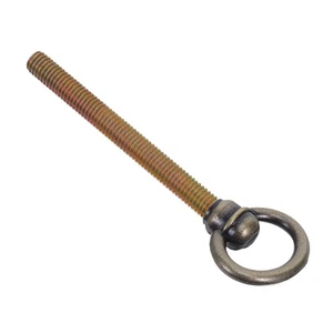  Manija de gabinete vintage: perillas de herrajes para tirar de cajón de anillo de bronce con tornillos para - Imagen 1 de 12