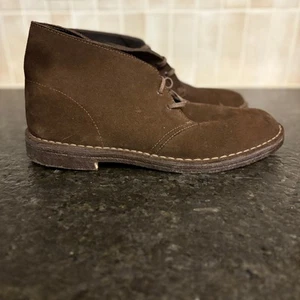 Clarks Originals Desert Boot Mens Brown Suede Chukka Shoes Maybe 2x Worn 11 - Picture 1 of 8