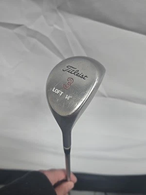 Madera de calle Titleist 3 14* True Temper dinámico rígido flexible acero para hombre diestro Foto 1 de 4
