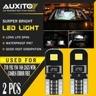 2pcs Car W5W 168 194 T10 COB LED Width Wedge Side Light Lamp Bulb 6000K White