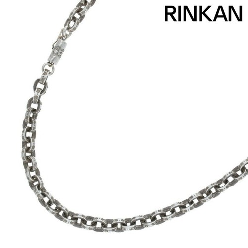 CHROME HEARTS Collana uomo argento 20 20 pollici cuori cromati CATENA CARTA usata c50f4bd2f6359380f