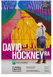 David Hockney 'A Bigger Picture' Exhibition Poster – 2012 Royal Academy of Arts - Picture 1 of 1
