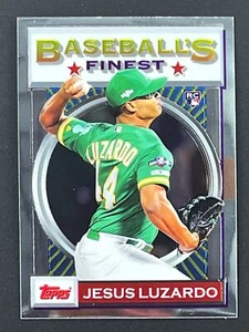 JESUS LUZARDO 2020 Topps Finest Flashbacks #187 Oakland Athletics - Picture 1 of 2