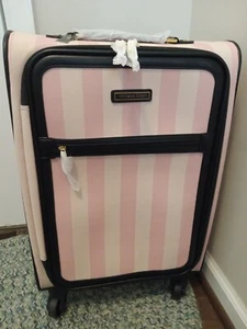 NEW VICTORIA'S SECRET Original iconic Design PINK STRIPE CARRY ON Luggage - Picture 1 of 1