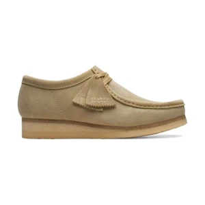 Mens Clarks Wallabee Low 'MAPLE SUEDE' 26155515 Size 12 - Picture 1 of 3
