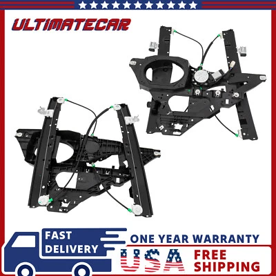 Pair Front Power Window Regulator w/ Motor For Ford Expedition Lincoln Navigator - Image 1 of 4