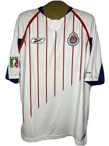 REEBOK AMML5004-100 2004-2005 CHIVAS GUADALJARA AWAY #5 SALCIDO JERSEY - Picture 1 of 4