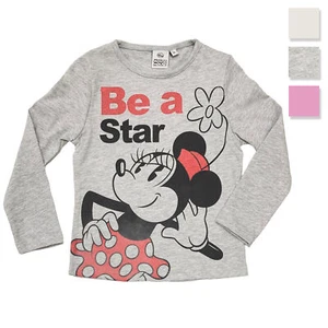 Maglietta maniche lunghe bambina ufficiale Disney Minnie Mouse originale 3328 - Foto 1 di 4