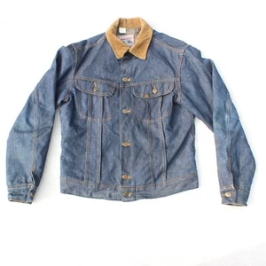 Vintage Lee Storm Rider Jacket 33 Long Medium Made In The USA Blanket Lined EC - Picture 1 of 20
