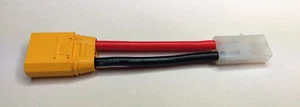 XT90 Stecker auf Tamiya-Buchse Adapterkabel Adapterstecker Ladekabel  - Picture 1 of 3