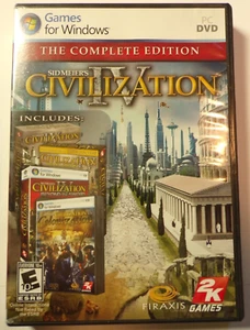 Estuche/Manual de Juego de Repuesto para: Civilization IV PC DVD ROM - Imagen 1 de 7