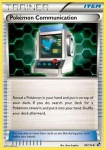 Carta pokemon Comunicazione Pokémon (BLW 99)-NERO E BIANCO-U - lingua ITA-condiz - Imagen 1 de 1