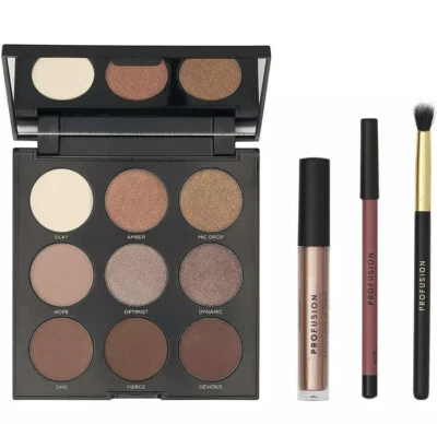 Profusion Cosmetics Mixed Metals Eyes & Lips Set - Nude - Image 1 of 3