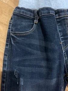 B YCR Blue Jeans Size 4/5 Yesrs OldWith Gray Elastic Waist - Picture 1 of 8