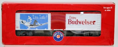 Lionel 2028230 Enjoy Budweiser Woodside Reefer O Gauge King of Beers 1:48 NIB - Image 1 of 4