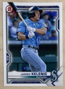 JARRED KELENIC - 2021 Bowman Prospects Baseball #BP-102 - SEATTLE MARINERS - Picture 1 of 2