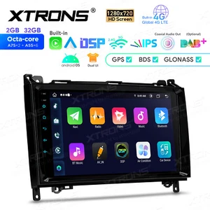 Android 14 8-Core Car GPS Stereo Radio 4G LTE 32GB For Benz Sprinter W245 W169 - Picture 1 of 18