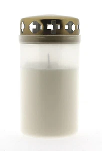 25 Grabkerzen | transparent | Gr. 3 | mit Deckel | 44 h Brenndauer | Grablicht - Bild 1 von 2