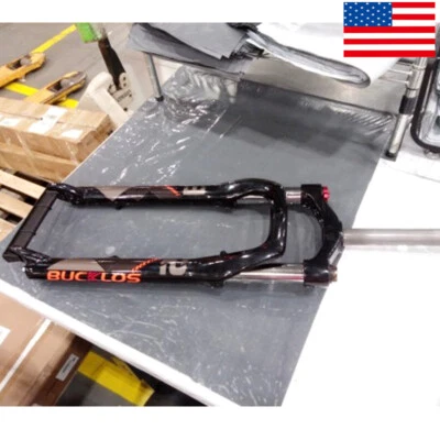 26"*4.0 QR Beach Oil Suspension Fat Fork 1-1/8" Disc Brake Snow MTB Bicycle Fork - Image 1 of 4