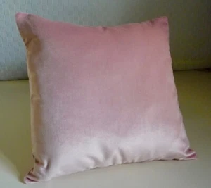 CUBIERTA COJÍN DE TERCIOPELO ROSA BRILLANTE - Imagen 1 de 3
