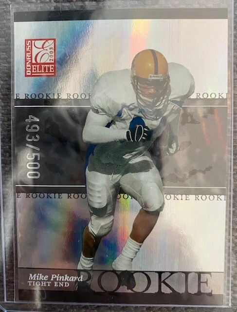 2003 Donruss Elite MIKE PINKARD Rookie Card #493/500 - Image 1 of 1