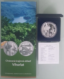 MDS SLOWAKEI SLOVAKIA 20 EURO 2023 PP "VIHORLAT-LANDSCHAFTSSCHUTZGEBIET", SILBER - Picture 1 of 2