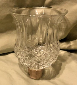 Home Interiors Votivbecher Klarglas Chantilly 4 3/4"" groß - Bild 1 von 4