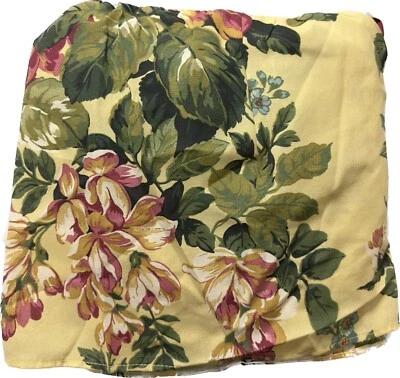 Falda de cama Dan River de colección tamaño completo cama MACY's ropa de cama con volantes patrón floral años 80 Foto 1 de 4