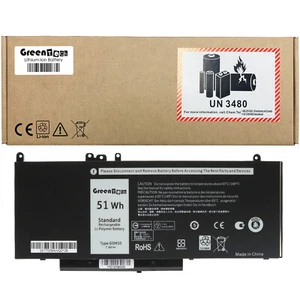 GREENTECH G5M10 BATTERY FOR DELL LATITUDE E5450 E5550 7.4V 51WHR 451-BBLN 8V5GX - Picture 1 of 1