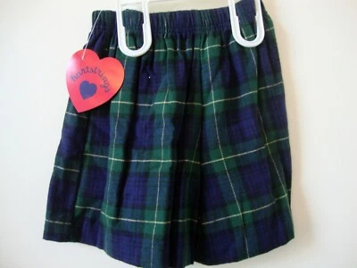Hartstrings Girls Pleated Culotte Shorts - Size 6 - NWT -100% Cotton- 1990's NOS - Image 1 of 4