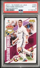 2017 Panini La Liga Megacracks #396 Cristiano Ronaldo Real Madrid 🔥 PSA 9 POP 6