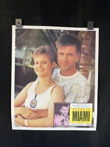 1990~ Miami Blues~ ALEC BALDWIN~ FRED WARD~ Orig. Mexican Lobby Card