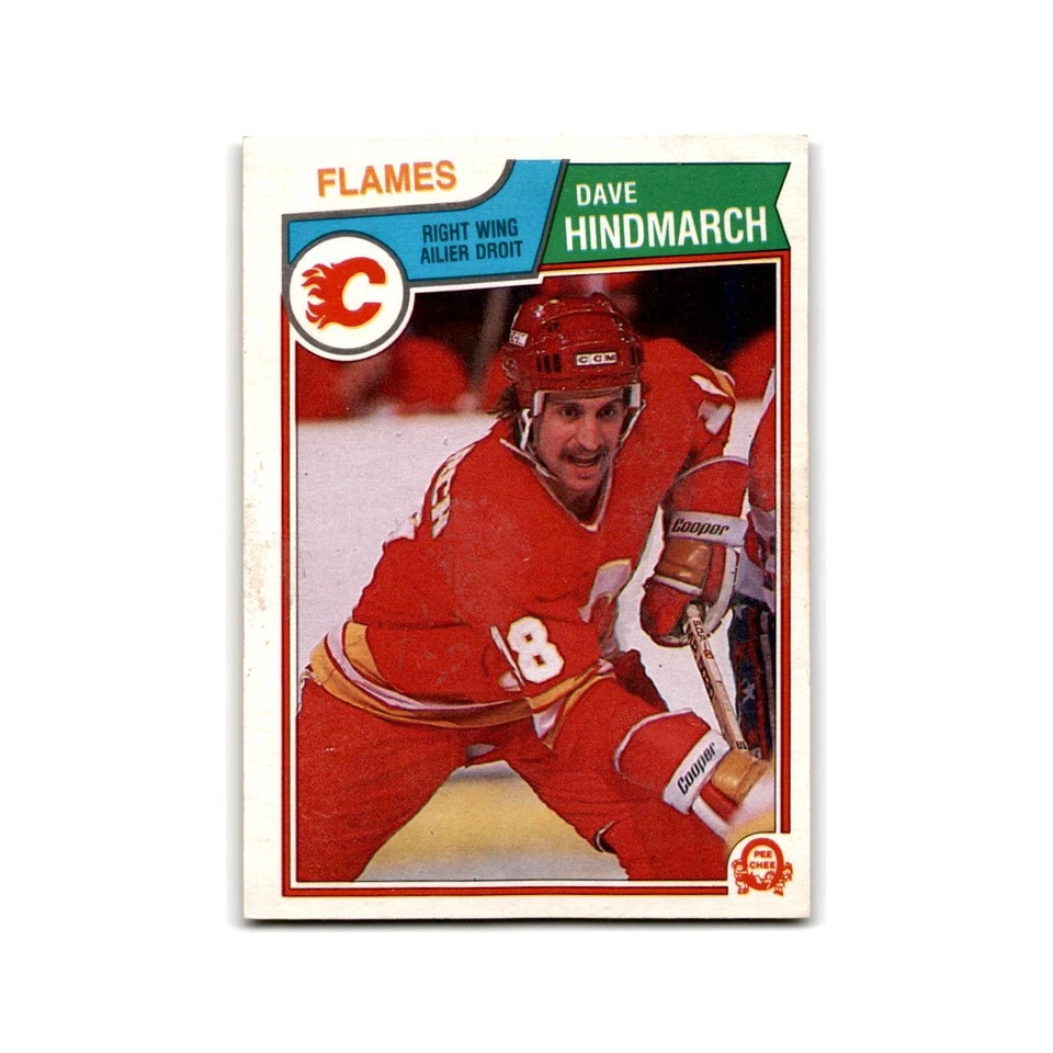 1983 O-Pee-Chee Dave Hindmarch RC Calgary Flames #82 - Image 1 of 3