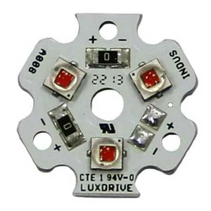 Cree XLamp XP-E2 rojo-naranja 3-Up (triple) estrella LED - Imagen 1 de 1