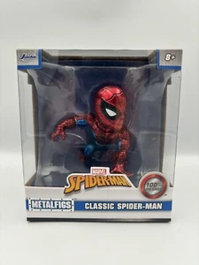 Jada Toys Metalfigs Marvel 4" klassische Spiderman-Druckgussfigur - Neu im Karton - Bild 1 von 2